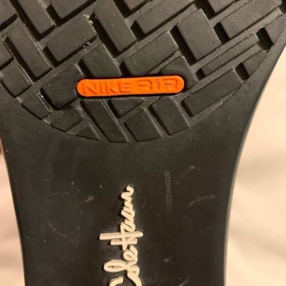 Women’s Black with White Trim Cole Haan Rubber Boots Size 7, Like New​​​​​​​​​ - Picture 6 of 7